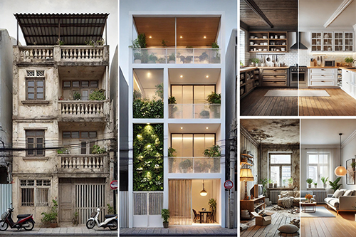 Cải Tạo Nhà Cũ Tối Ưu – Nâng Tầm Không Gian Sống