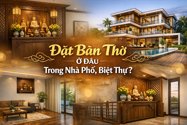 Đặt Bàn Thờ Ở Đâu Trong Nhà Phố, Biệt Thự?